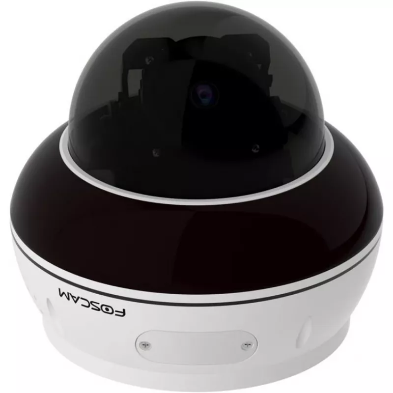 Foscam D8ET-W Cámara IP domo PTZ PoE 8MP 4K UHD con detección por IA, Blanco