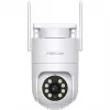 Foscam PD8 Cámara de vigilancia inalámbrica Blanca 8MP (3840x2160), WiFi 6 Dual Band, radar de onda milimétrica, seguimiento automático 360°, Pan & Tilt