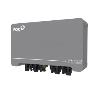FOX ESS Seccionador DC para instalaciones fotovoltaicas, 4 MPPT, 1500VDC, MC4, IP66, accionamiento motorizado, desconexión automática a 70°C