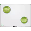 Franken u-act!line Pizarra blanca magnética 400 x 300 mm, acero lacado, marco de aluminio anodizado plateado, montaje en pared, incluye bandeja para rotuladores SC913040