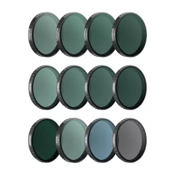 Set de filtros Freewell para OSMO Action 6 – Mega Kit – pack de 12 piezas