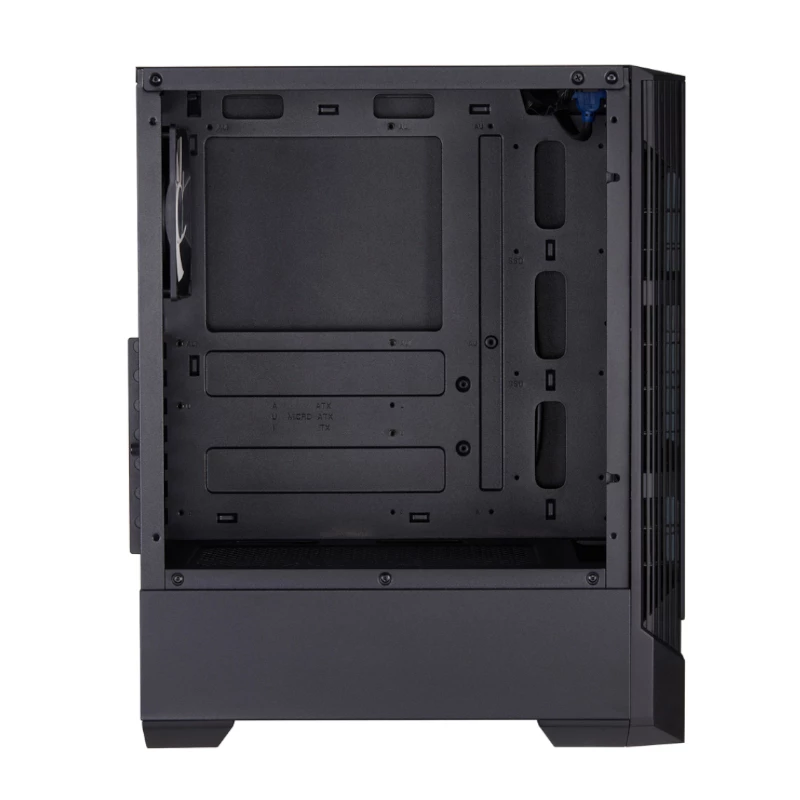 FSP CMT260 caja gaming ATX mid-tower - cristal templado, negra
