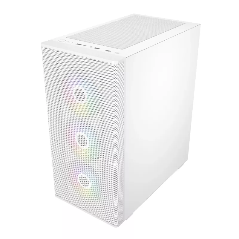 FSP M220 caja gaming ATX mid tower - blanca