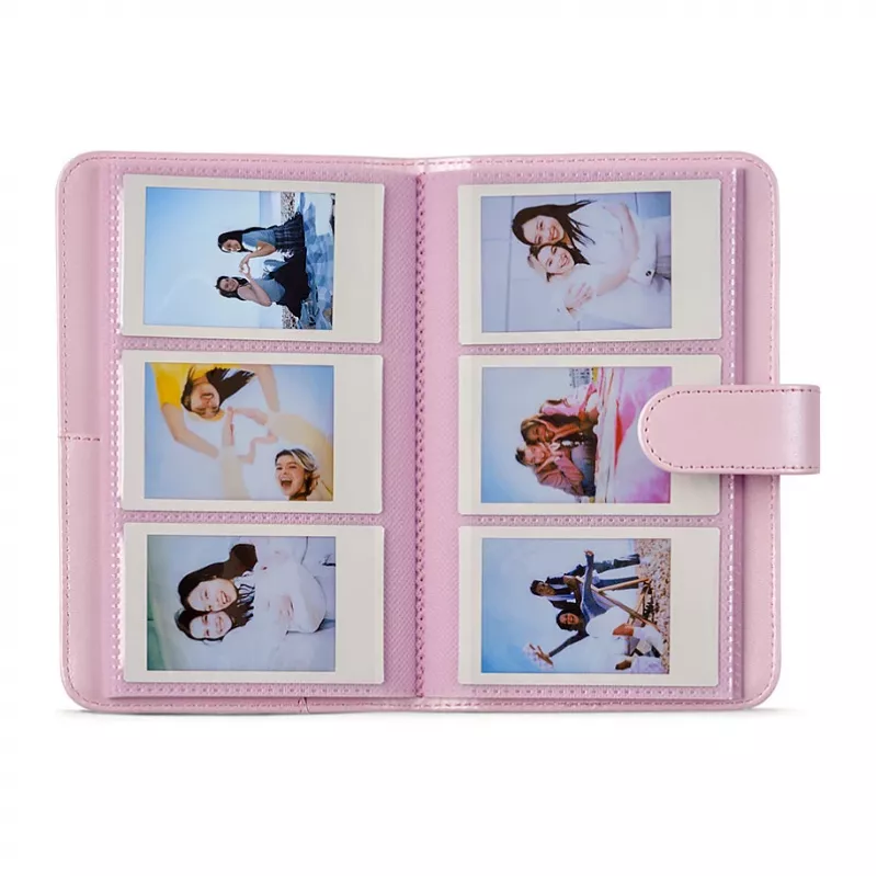 Fujifilm Instax Mini Álbum Candy Pink – álbum de fotos de 64 bolsillos para fotos Instax Mini
