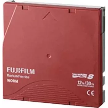 Cartucho de datos FUJIFILM LTO Ultrium 8 WORM 12TB/30TB con etiqueta de código de barras 16551233