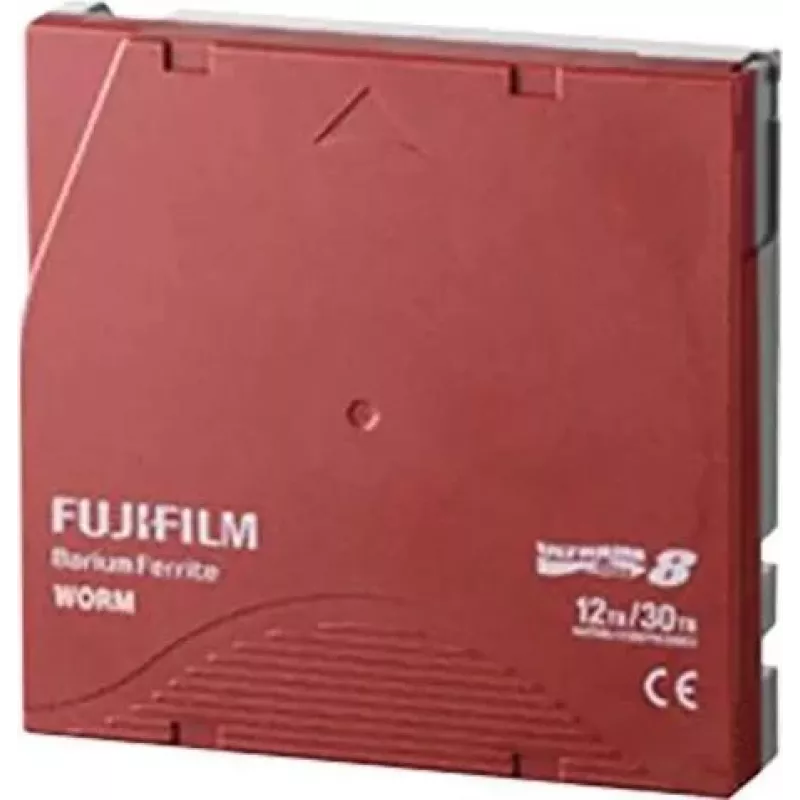 Cartucho de datos FUJIFILM LTO Ultrium 8 WORM 12TB/30TB con etiqueta de código de barras 16551233