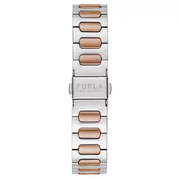 FURLA Arco Chain reloj de mujer de cuarzo 38mm brazalete de malla milanesa de acero inoxidable oro rosa