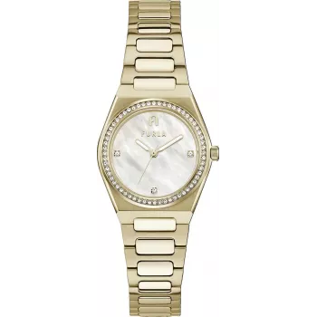 FURLA Arco Chain Reloj para mujer WW00020001L2 30mm Acero inoxidable plateado