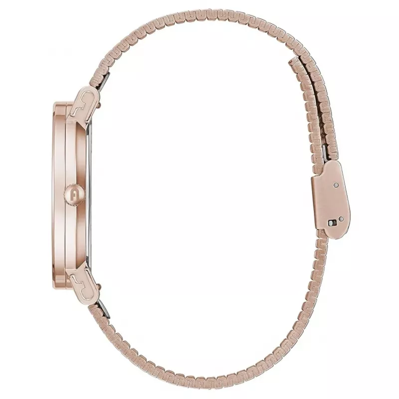 Furla Arco Reloj de cuarzo para mujer 38mm oro rosa acero inoxidable piel rosa