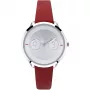 FURLA Giada reloj de mujer analógico de cuarzo R4251102507 31mm esfera plateada correa de piel negra