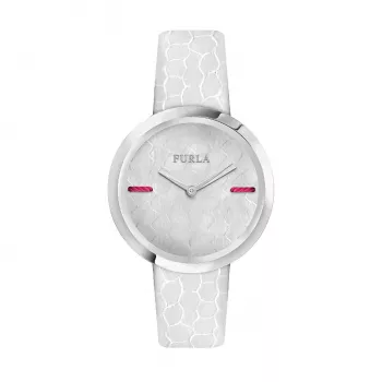 FURLA Giada Reloj analógico de cuarzo para mujer R4251110504 34mm azul piel