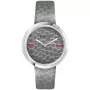 FURLA Giada reloj de mujer de cuarzo R4251110501 34mm esfera plateada correa de piel rosa