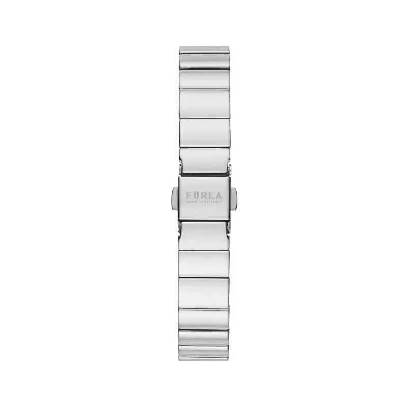 Reloj FURLA Logo mujer WW00005011L1 32mm caja de acero inoxidable tono oro rosa correa de piel rosa cuarzo analógico