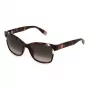 Gafas de sol de mujer FURLA SFU470-5401AY - Montura de acetato negra, lentes grises degradadas, 54 mm