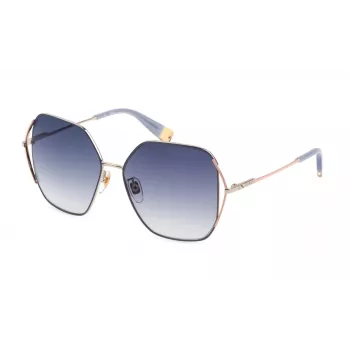 FURLA SFU601-580492 Gafas de sol de mujer Havana marrón acetato 58mm