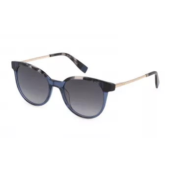 FURLA SFU602-53AGQX Gafas de sol de ojo de gato para mujer Havana marrón degradado 53mm