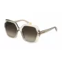 Gafas de sol de mujer FURLA SFU620V5603GE - Montura de acetato negro brillante con lentes grises degradadas