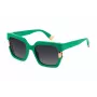 Gafas de sol geométricas de mujer FURLA SFU624-54092X Havana de acetato 54 mm
