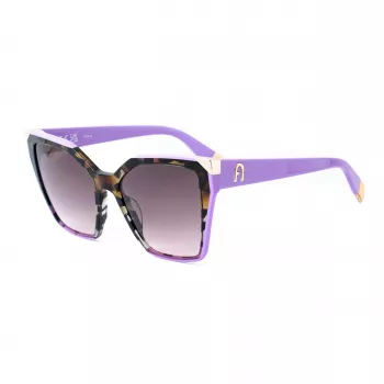 FURLA SFU686V5403KA Gafas de sol cuadradas de mujer Havana 54/18/140 mm