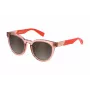 Gafas de sol de mujer FURLA SFU687-510D48 - Montura de acetato marrón Havana, lentes marrones degradadas, 51 mm