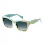 Gafas de sol de mujer FURLA SFU778-5509E6 - Montura de acetato marrón con lentes marrones degradadas - 55/18/140 mm