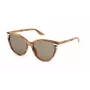 Gafas de sol para mujer FURLA SFU783-55092M cuadradas Havana/marrón 55/15/140 mm