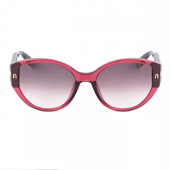 FURLA SFU784-570AFD Gafas de sol de mujer Havana montura de acetato lentes marrones degradadas 57/19/140 mm