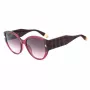 FURLA SFU784-570AFD Gafas de sol de mujer Havana montura de acetato lentes marrones degradadas 57/19/140 mm