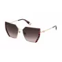 Gafas de sol de mujer FURLA SFU786V570AHL, montura de acetato havana marrón, lentes degradadas marrones, 57/14/140 mm