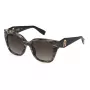 Furla SFU812-5306BZ Gafas de sol mujer montura marrón Havana lentes marrón degradado 53mm