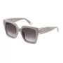 Furla SFU878 Gafas de sol mujer estilo ojo de gato, montura Havana marrón, lentes marrón degradado, 52mm SFU878-520AEC
