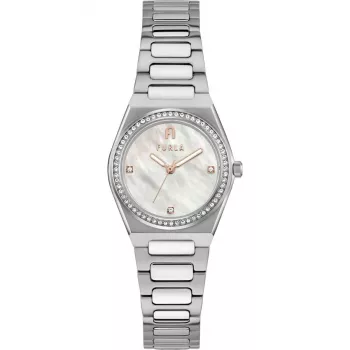 FURLA Reloj de cuarzo para mujer Arco Chain WW00020003L1 30mm