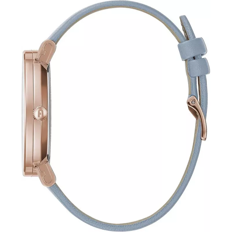 FURLA Reloj de pulsera de mujer Arco Chain WW00003005L3 38mm oro rosa acero inoxidable