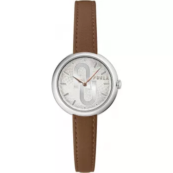 FURLA reloj de pulsera de mujer Arco Chain WW00005001L1 32mm acero inoxidable plata
