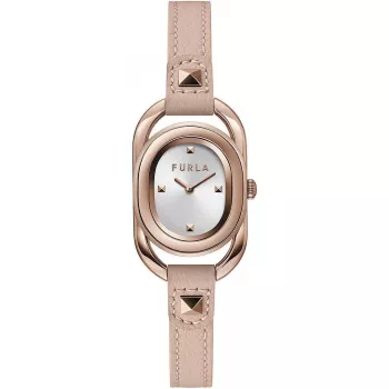 FURLA Mujer Reloj de pulsera Arco Chain WW00008003L3 - 24 mm Tono oro rosa acero inoxidable