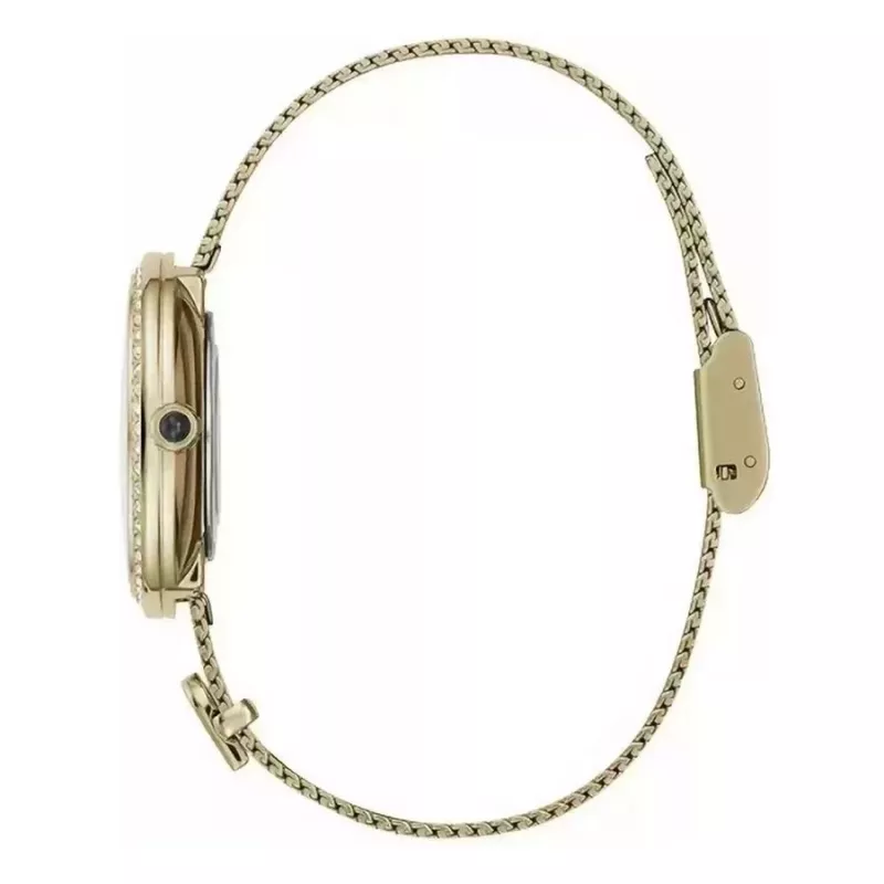 FURLA Reloj de pulsera de mujer Arco Chain WW00022001L2 32mm acero inoxidable plata esfera sunray