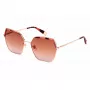 FURLA gafas de sol mujer SFU599V58300K mariposa Havana montura de acetato lentes marrones degradadas 58 mm