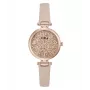 FURLA Reloj de mujer WW00018008L3 38mm acero inoxidable cuarzo analógico esfera plateada correa de piel negra