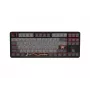 Teclado gaming Fury Kanabo K6, distribución US, iluminación RGB, reposamuñecas magnético, negro/gris
