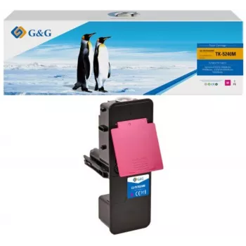 G&G 14778 cartucho de tóner compatible con Kyocera TK-5240M – magenta, láser, 3.000 páginas