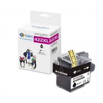 G&G cartucho de tinta negro compatible para Brother LC422XLBK (3000 páginas) 20584