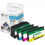 Set de cartuchos de tinta compatibles G&G HP 953XL negro, cian, magenta, amarillo (pack de 4) alto rendimiento