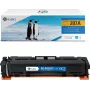 G&G cartucho de tóner compatible con HP 207A / W2211A (cian)