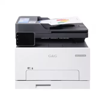 G&G GM2010CDW Impresora multifunción láser color 3 en 1, 20 ppm, dúplex, Wi-Fi, pantalla táctil