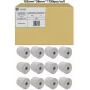 G&G Rollos de etiquetas compatibles con Zebra 800264-155, blanco, 102 x 38 mm, 12 x 1790 etiquetas (19802)