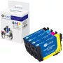 G&G Multipack cartuchos de tinta compatibles con Epson 604XL (4 x XL, negro/cian/magenta/amarillo, 20547)