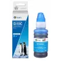 G&G Ninestar botella de tinta de recarga cian compatible para Canon GI-50 (70 ml, 7000 páginas) - 19383
