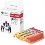 Juego de cartuchos de tinta G&G Ninestar XXL para Canon CLI-581XXL BK/C/M/Y, compatibles, pack de 4
