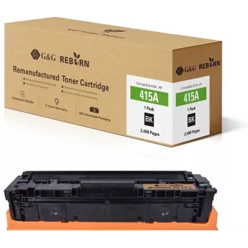 G&G Reborn Cartucho de tóner de repuesto HP 415A negro 2400 páginas remanufacturado 21269