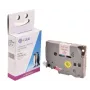 G&G Cinta de etiquetar de satén, compatible con Brother TZe-R232, rojo/blanco, 12mm x 4m (18777)
